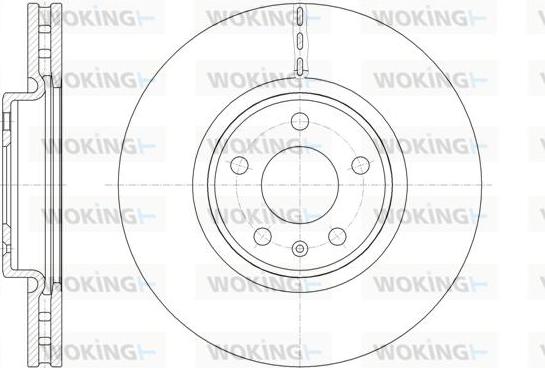 Woking D61543.10 - Kočioni disk www.molydon.hr