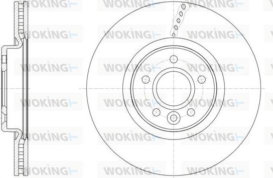 Woking D61542.10 - Kočioni disk www.molydon.hr