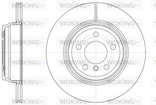 Woking D61547.10 - Kočioni disk www.molydon.hr