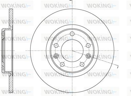 Woking D61555.00 - Kočioni disk www.molydon.hr