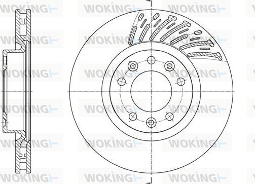 Woking D61556.10 - Kočioni disk www.molydon.hr