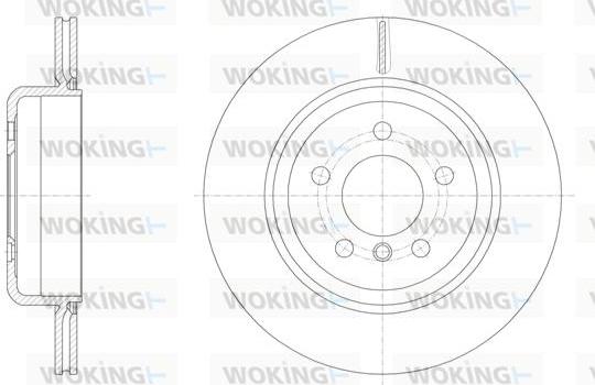 Woking D61550.10 - Kočioni disk www.molydon.hr