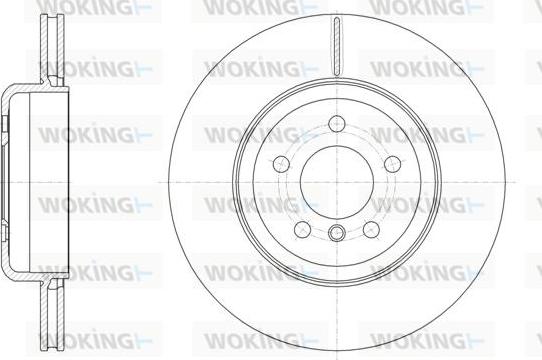 Woking D61551.10 - Kočioni disk www.molydon.hr