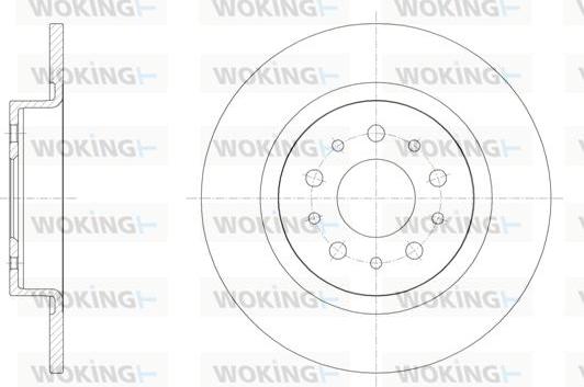 Woking D61558.00 - Kočioni disk www.molydon.hr