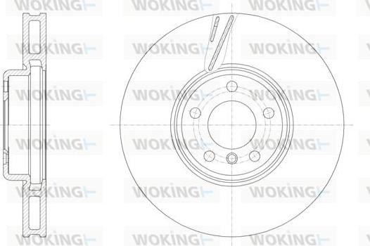 Woking D61552.10 - Kočioni disk www.molydon.hr