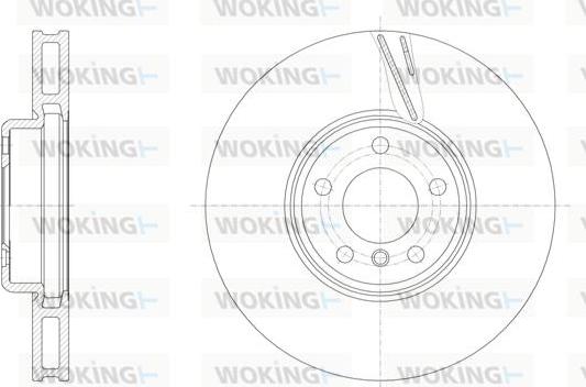 Woking D61552.11 - Kočioni disk www.molydon.hr