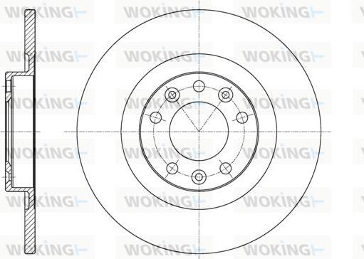 Woking D61557.00 - Kočioni disk www.molydon.hr