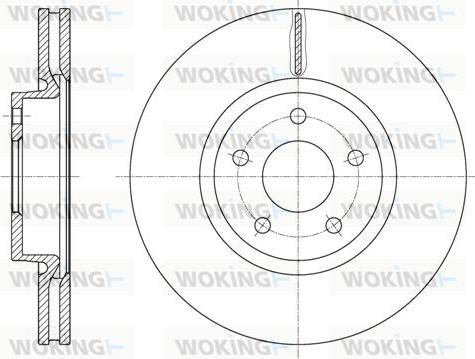 Woking D61562.10 - Kočioni disk www.molydon.hr