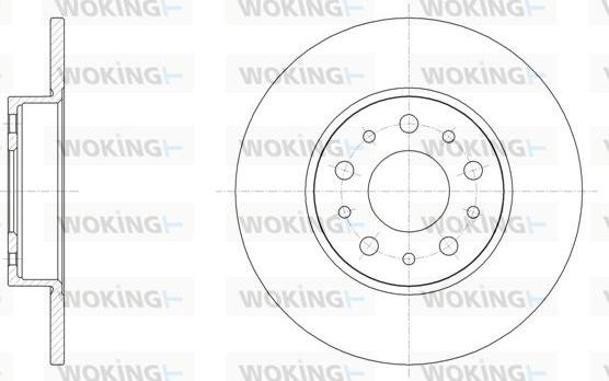 Woking D61500.00 - Kočioni disk www.molydon.hr