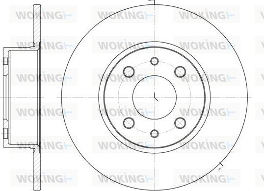 Woking D6150.00 - Kočioni disk www.molydon.hr