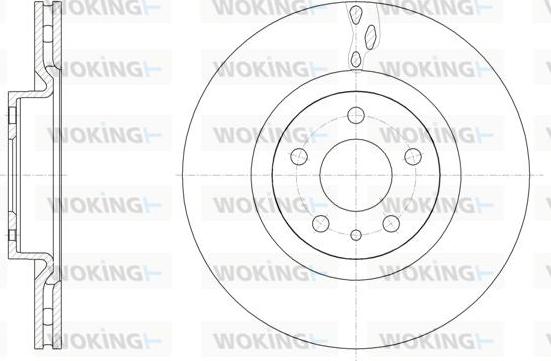 Woking D61501.10 - Kočioni disk www.molydon.hr