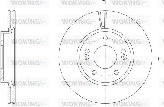 Woking D61507.10 - Kočioni disk www.molydon.hr