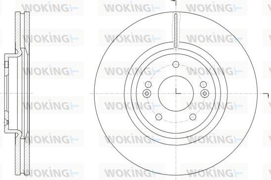 Woking D61514.10 - Kočioni disk www.molydon.hr