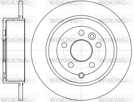 Woking D61516.00 - Kočioni disk www.molydon.hr