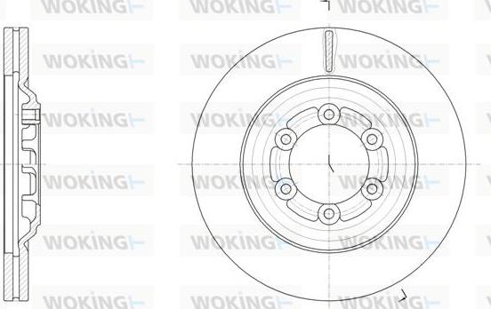 Woking D61510.10 - Kočioni disk www.molydon.hr