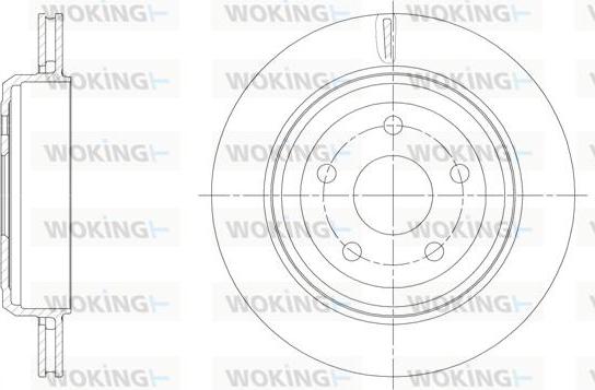 Woking D61513.10 - Kočioni disk www.molydon.hr