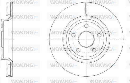 Chrysler K68035012AE - Kočioni disk www.molydon.hr