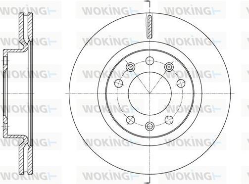 Woking D61584.10 - Kočioni disk www.molydon.hr