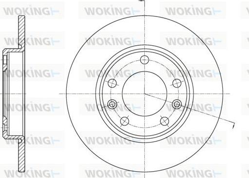 Woking D61585.00 - Kočioni disk www.molydon.hr