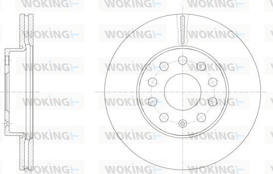 Woking D61586.10 - Kočioni disk www.molydon.hr