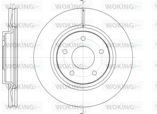 Woking D61580.10 - Kočioni disk www.molydon.hr