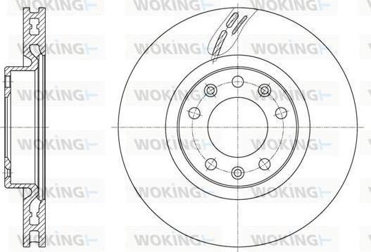 Woking D61583.10 - Kočioni disk www.molydon.hr