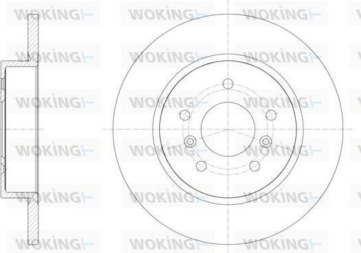 Woking D61582.00 - Kočioni disk www.molydon.hr