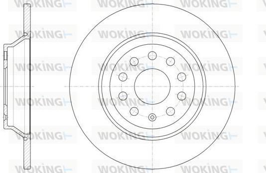 Woking D61587.00 - Kočioni disk www.molydon.hr