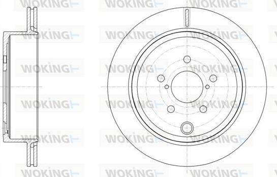 Woking D61536.10 - Kočioni disk www.molydon.hr