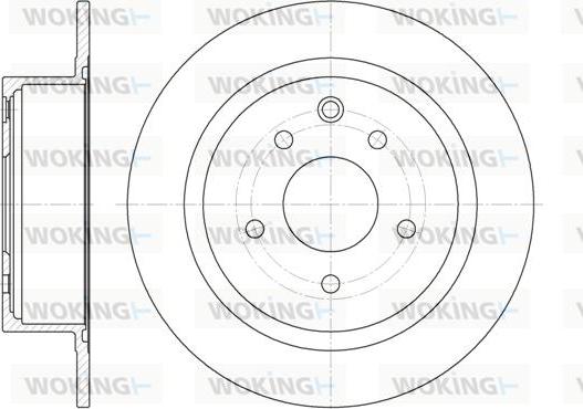 Woking D61530.00 - Kočioni disk www.molydon.hr