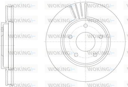 Woking D61531.10 - Kočioni disk www.molydon.hr