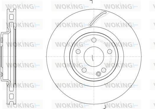 Woking D61524.10 - Kočioni disk www.molydon.hr