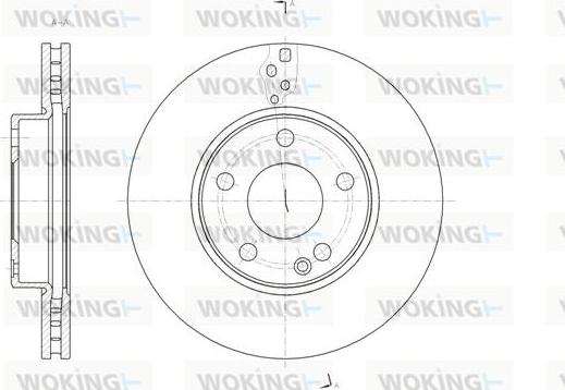 Woking D61521.10 - Kočioni disk www.molydon.hr