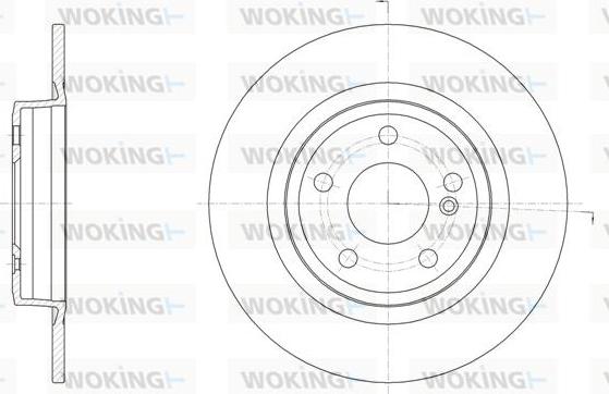 Woking D61523.00 - Kočioni disk www.molydon.hr