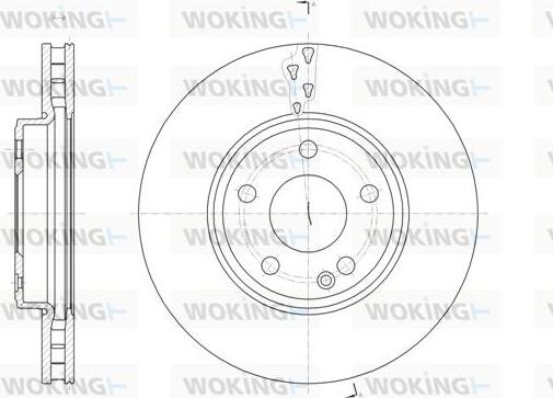 Woking D61522.10 - Kočioni disk www.molydon.hr