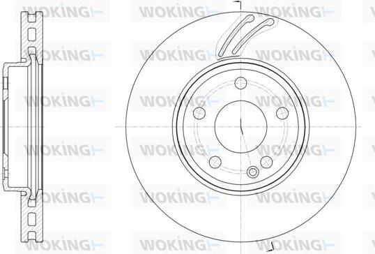 Woking D61527.10 - Kočioni disk www.molydon.hr