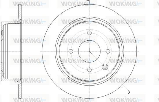 Woking D61579.00 - Kočioni disk www.molydon.hr