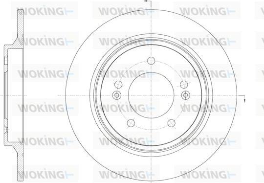 Woking D61571.00 - Kočioni disk www.molydon.hr