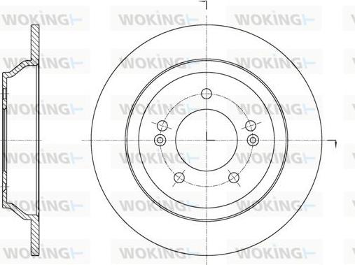 Woking D61572.00 - Kočioni disk www.molydon.hr