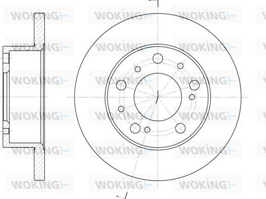 Woking D6169.00 - Kočioni disk www.molydon.hr