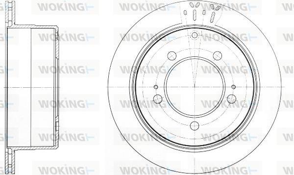 Woking D61693.10 - Kočioni disk www.molydon.hr