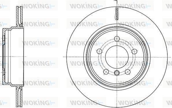 Woking D61649.10 - Kočioni disk www.molydon.hr