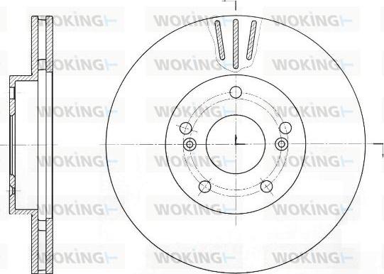 Woking D61644.10 - Kočioni disk www.molydon.hr