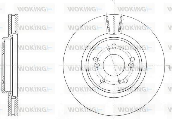 Woking D61641.10 - Kočioni disk www.molydon.hr