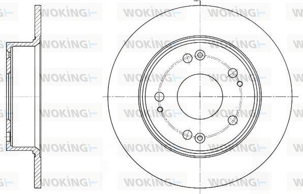 Woking D61648.00 - Kočioni disk www.molydon.hr