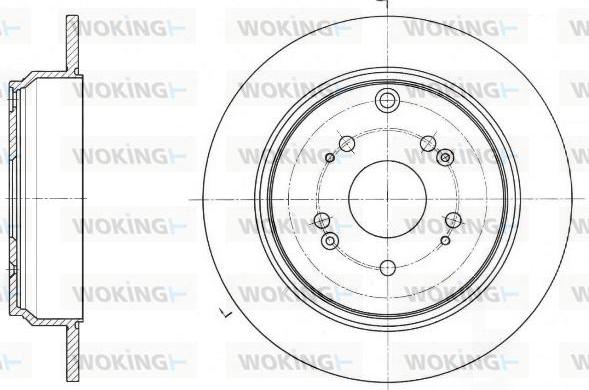 Woking D61647.00 - Kočioni disk www.molydon.hr