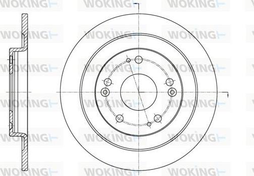 Woking D61654.00 - Kočioni disk www.molydon.hr