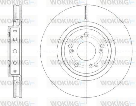 Woking D61658.10 - Kočioni disk www.molydon.hr