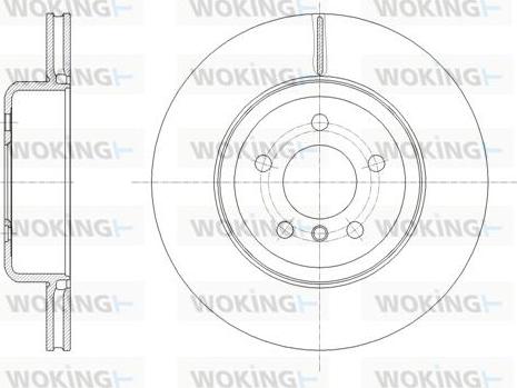 Woking D61652.10 - Kočioni disk www.molydon.hr