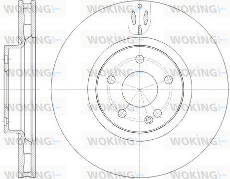 Woking D61657.10 - Kočioni disk www.molydon.hr